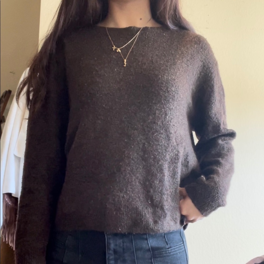 H&M brown sweater